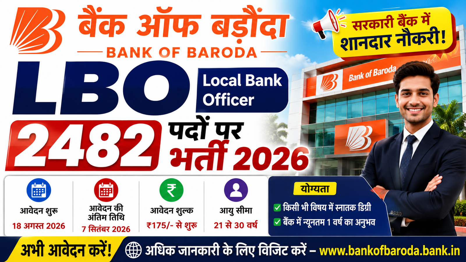 Bank of Baroda LBO Recruitment 2026